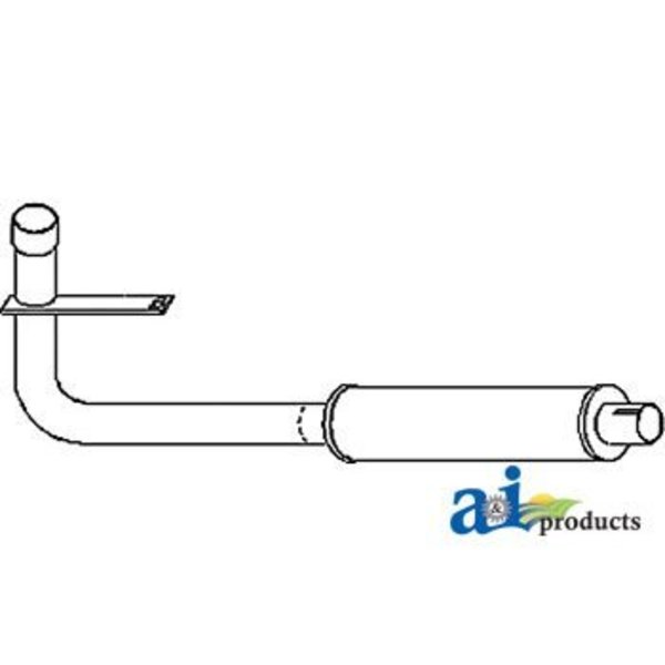 A & I Products Vertical Exhaust Kit 23" x6" x15" A-FD1310